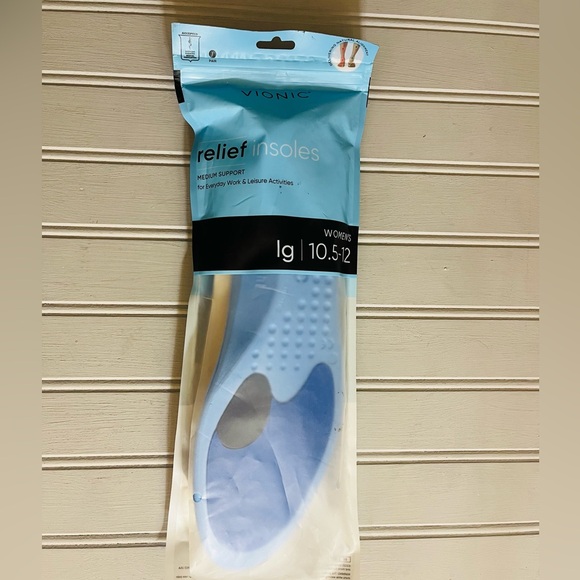 Vionic Accessories - Vionic Relief Full Length Orthotic Insole Womens Large Medium Support New
